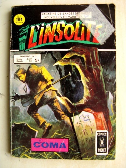 L’INSOLITE (Comics Pocket) n°9 Coma (Aredit 1978)