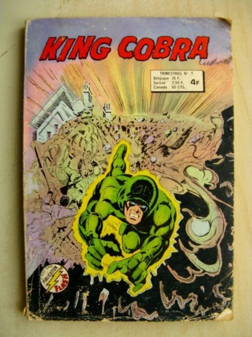 KING COBRA 2e série n°3 – Prisonnier des plantes (Aredit 1977)