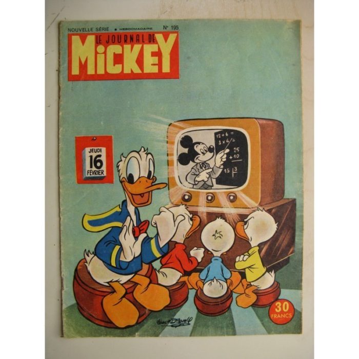 Journal de Mickey Nouvelle série n°195 (Février 1956)