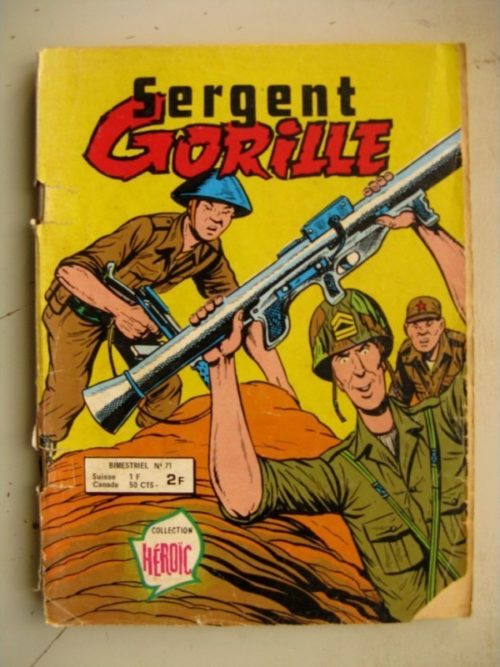SERGENT GORILLE N°71 – Sergent Long – AREDIT 1979