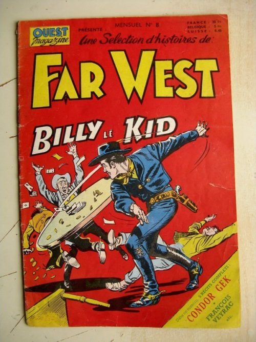 OUEST MAGAZINE (Une sélection d’histoires du far-West) N°8 BILLY LE KID (MIREILLE 1955)