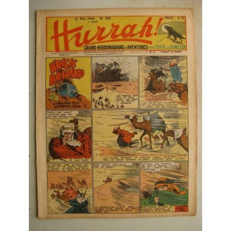 HURRAH N°258 (12 mai 1940) Editions Mondiales