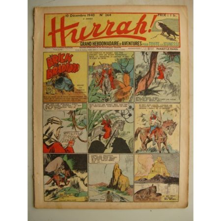 HURRAH N°264 (10 décembre 1940) Editions Mondiales