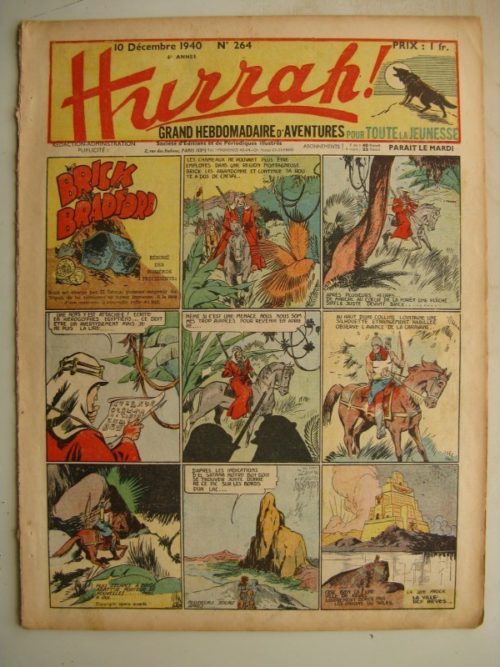HURRAH N°264 (10 décembre 1940) Editions Mondiales