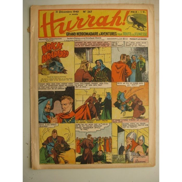 HURRAH N°267 (31 décembre 1940) Editions Mondiales