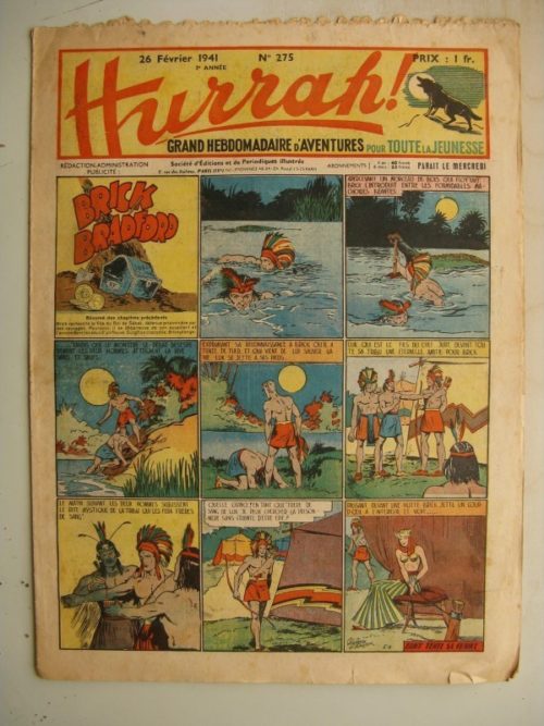 HURRAH N°275 (26 février 1941) Editions Mondiales