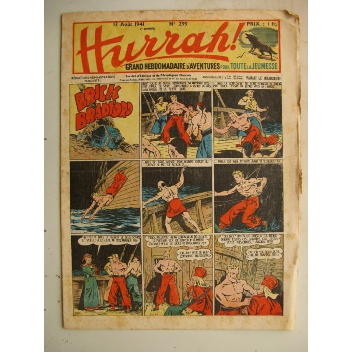 HURRAH N°299 (13 août 1941) Editions Mondiales