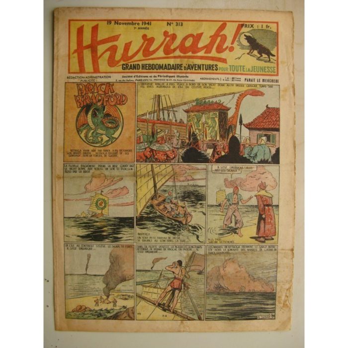 HURRAH N°313 (19 novembre 1941) Editions Mondiales