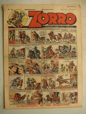 ZORRO JEUDI MAGAZINE N°123 (10 octobre 1948) Editions Chapelle