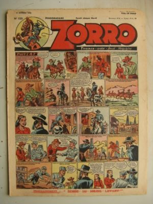 ZORRO JEUDI MAGAZINE N°125 (31 octobre 1948) Editions Chapelle