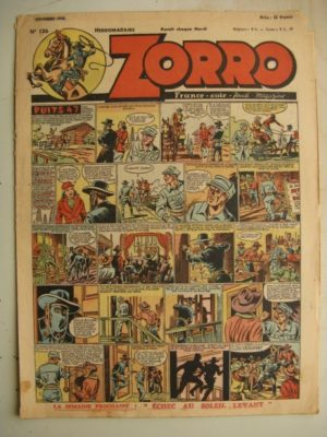 ZORRO JEUDI MAGAZINE N°126 (7 novembre 1948) Editions Chapelle
