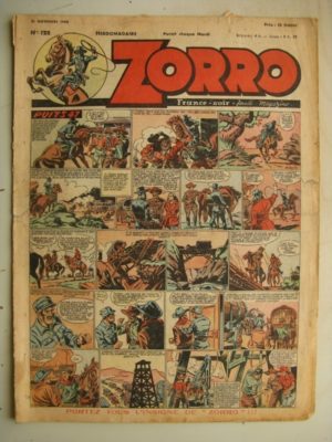 ZORRO JEUDI MAGAZINE N°128 (21 novembre 1948) Editions Chapelle