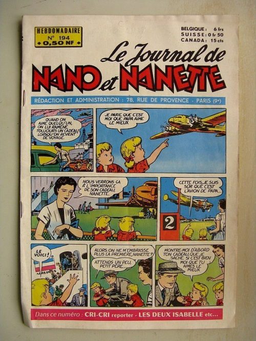 NANO ET NANETTE  n° 194 (1960)