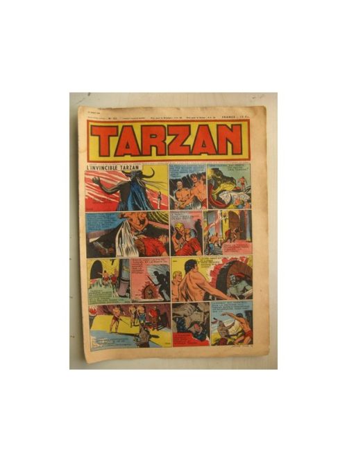 Tarzan Editions Mondiales n°152 – 21 août 1949 – Hogarth – Giffey – Buffalo Bill – Capitaine Risque tout