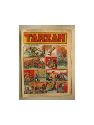 Tarzan Editions Mondiales n°156 – 18 septembre 1949 – Hogarth – Giffey – Buffalo Bill – Capitaine Risque tout