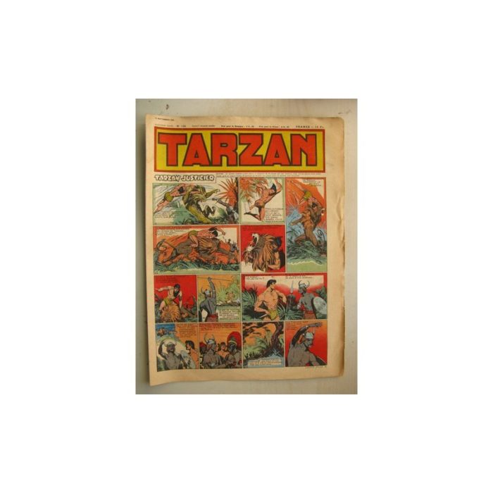 Tarzan Editions Mondiales (Del Duca) n°156 - 18 septembre 1949