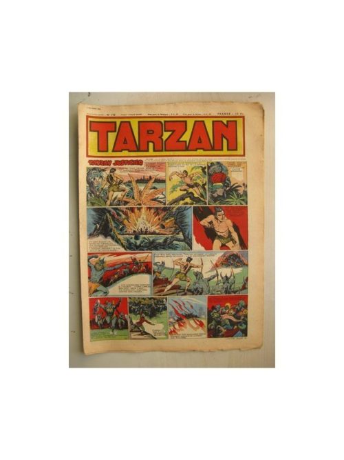 Tarzan Editions Mondiales n°158 – 2 octobre 1949 – Hogarth – Giffey – Buffalo Bill – Capitaine Risque tout