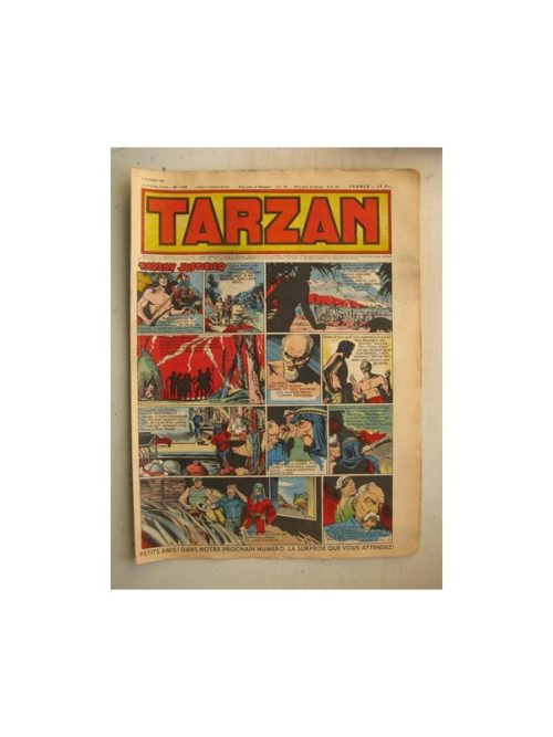 Tarzan Editions Mondiales n°159 – 9 octobre 1949 – Hogarth – Giffey – Buffalo Bill – Capitaine Risque tout