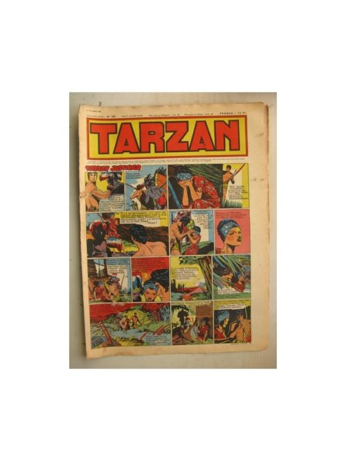 Tarzan Editions Mondiales n°160 – 16 octobre 1949 – Hogarth – Giffey – Buffalo Bill – Capitaine Risque tout