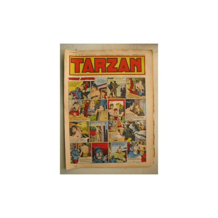 Tarzan Editions Mondiales n°163 - 6 novembre 1949 - Hogarth - Giffey - Buffalo Bill - Capitaine Risque tout