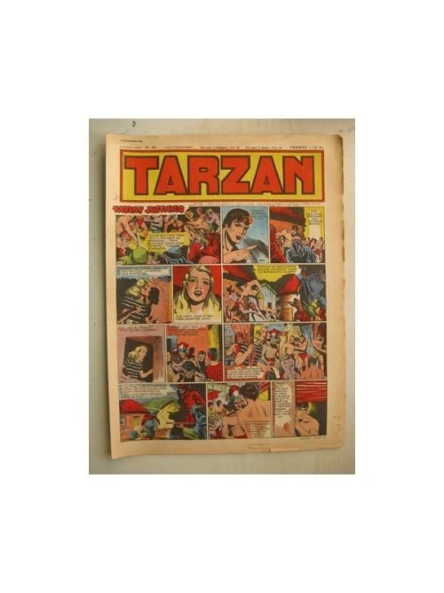 Tarzan Editions Mondiales n°164 – 13 novembre 1949 – Hogarth – Giffey – Buffalo Bill – L’Epervier – Sacrifices inconnus