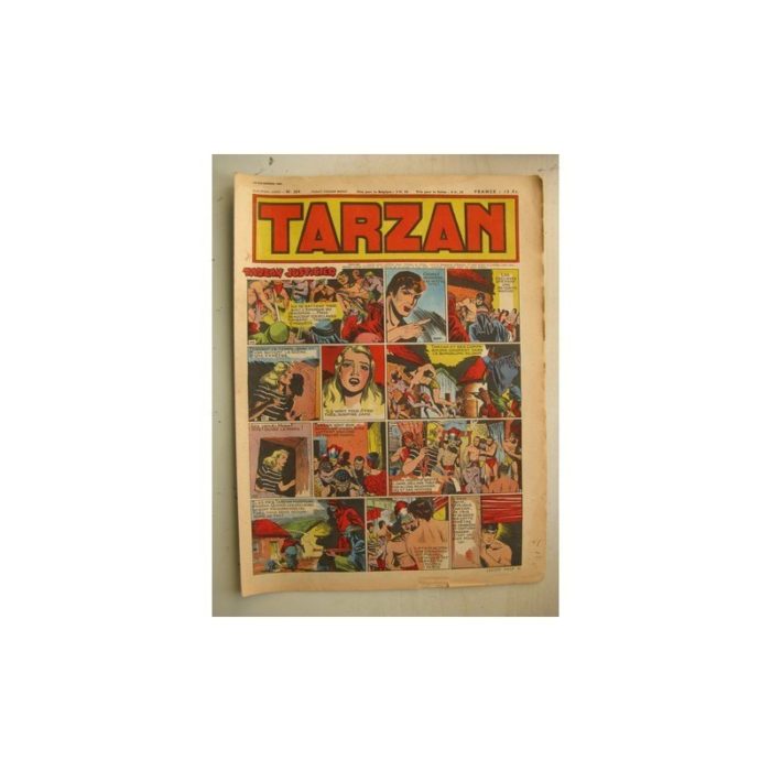 Tarzan Editions Mondiales n°164 - 13 novembre 1949 - Hogarth - Giffey - Buffalo Bill - L'Epervier - Sacrifices inconnus