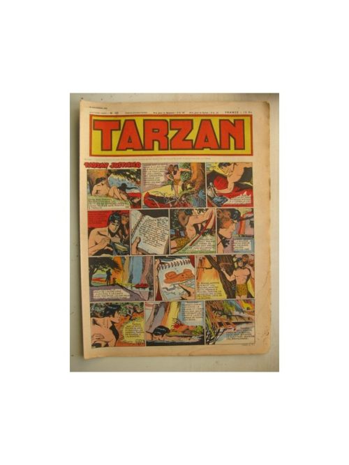 Tarzan Editions Mondiales n°165 – 20 novembre 1949 – Hogarth – Giffey – Buffalo Bill – L’Epervier – Sacrifices inconnus