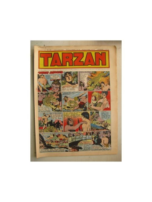 Tarzan Editions Mondiales n°166 – 27 novembre 1949 – Hogarth – Giffey – Buffalo Bill – L’Epervier – Sacrifices inconnus