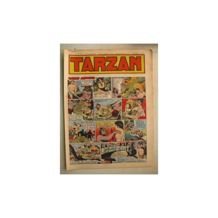 Tarzan Editions Mondiales n°166 - 27 novembre 1949 - Hogarth - Giffey - Buffalo Bill - L'Epervier - Sacrifices inconnus