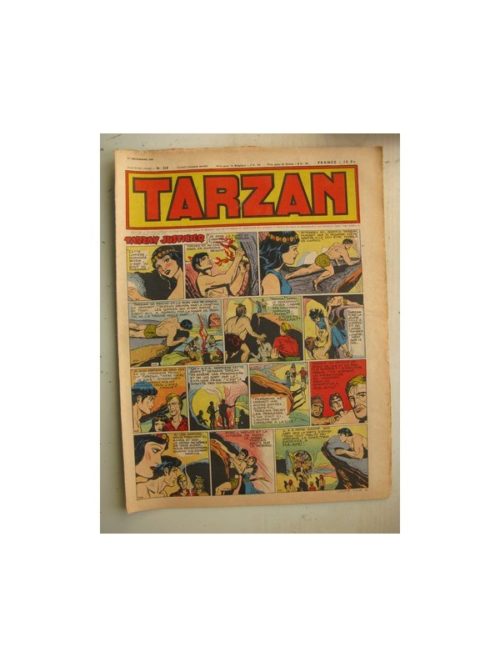 Tarzan Editions Mondiales n°168 – 11 décembre 1949 – Hogarth – Giffey – Buffalo Bill – L’Epervier – Sacrifices inconnus