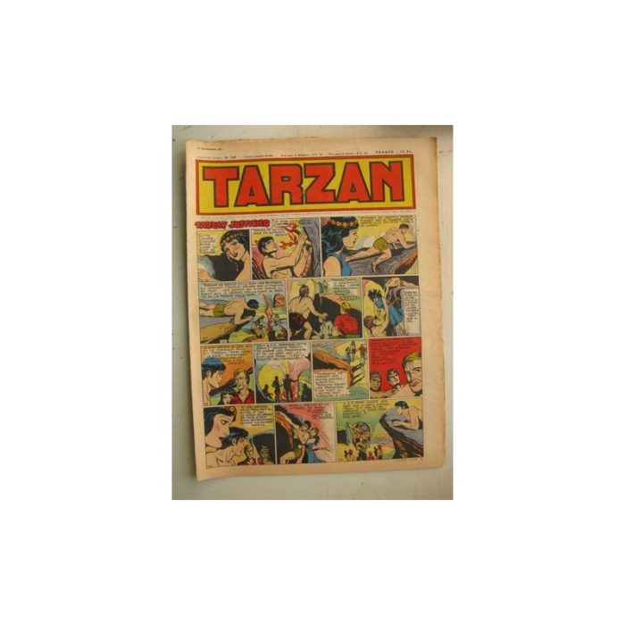 Tarzan Editions Mondiales n°168 - 11 décembre 1949 - Hogarth - Giffey - Buffalo Bill - L'Epervier - Sacrifices inconnus