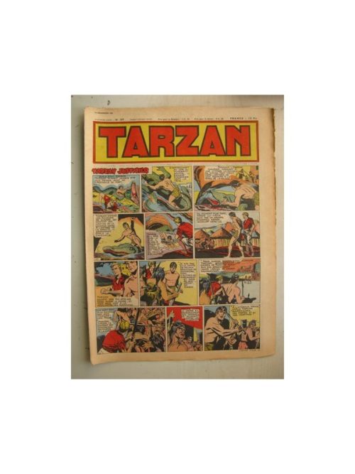 Tarzan Editions Mondiales n°169 – 18 décembre 1949 – Hogarth – Giffey – Buffalo Bill – L’Epervier – Sacrifices inconnus
