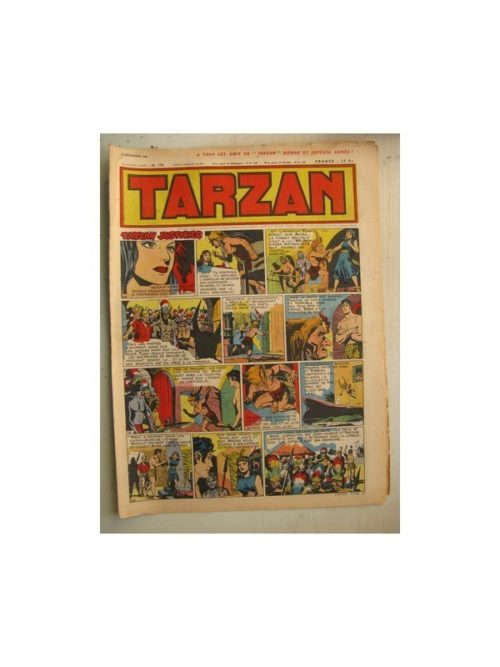 Tarzan Editions Mondiales n°170 – 25 décembre 1949 – Hogarth – Giffey – Buffalo Bill – L’Epervier – Sacrifices inconnus