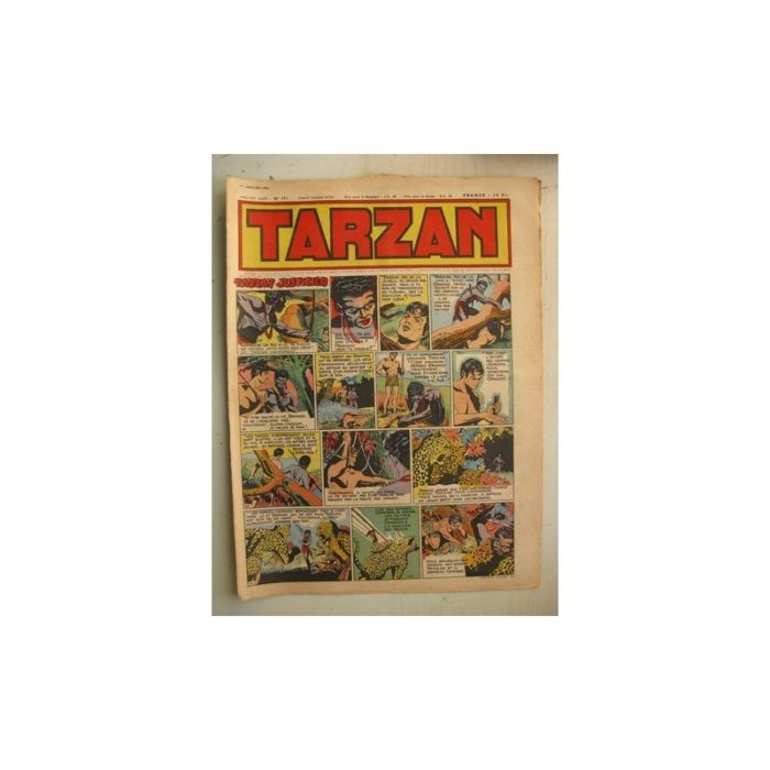 Tarzan Editions Mondiales n°171 - 1er janvier 1950 - Hogarth - Giffey - Buffalo Bill - L'Epervier - Sacrifices inconnus
