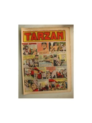 Tarzan Editions Mondiales n°173 – 15 janvier 1950 – Hogarth – Giffey – Buffalo Bill – L’Epervier – Sacrifices inconnus