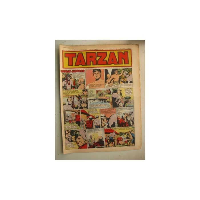 Tarzan Editions Mondiales n°173 - 15 janvier 1950 - Hogarth - Giffey - Buffalo Bill - L'Epervier - Sacrifices inconnus