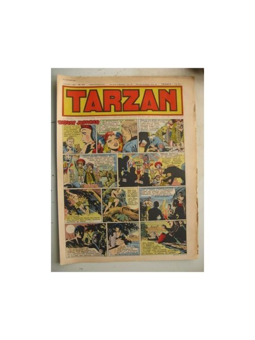Tarzan Editions Mondiales n°174 – 22 janvier 1950 – Hogarth – Giffey – Buffalo Bill – L’Epervier – Sacrifices inconnus