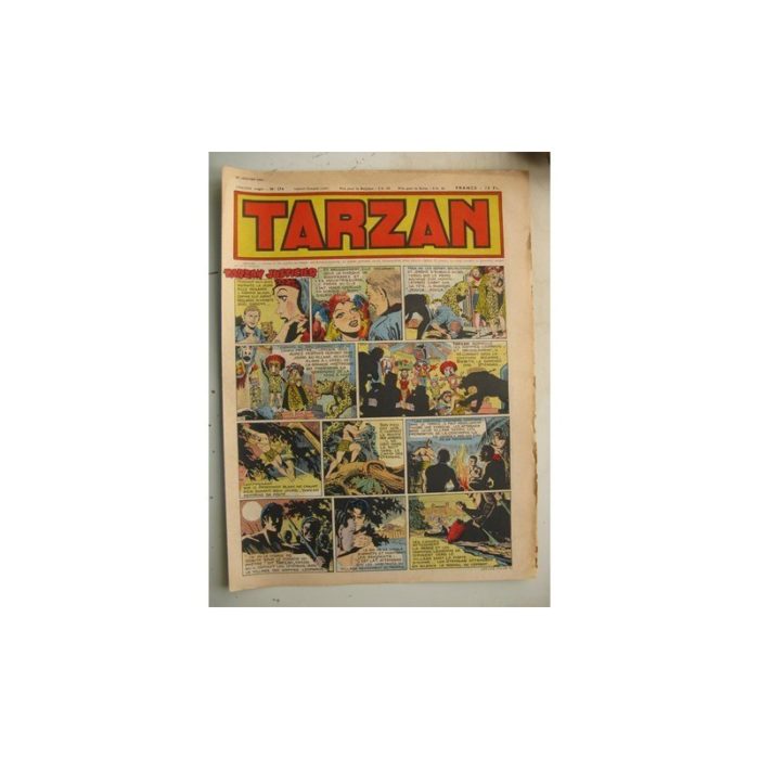 Tarzan Editions Mondiales n°174 - 22 janvier 1950 - Hogarth - Giffey - Buffalo Bill - L'Epervier - Sacrifices inconnus