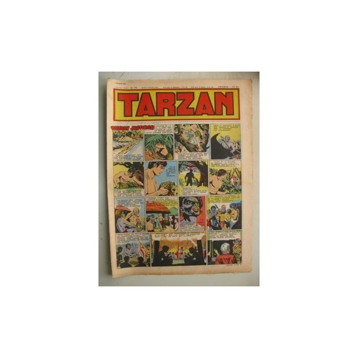 Tarzan Editions Mondiales n°176 - 5 février 1950 - Hogarth - Giffey - Buffalo Bill - L'Epervier - Sacrifices inconnus