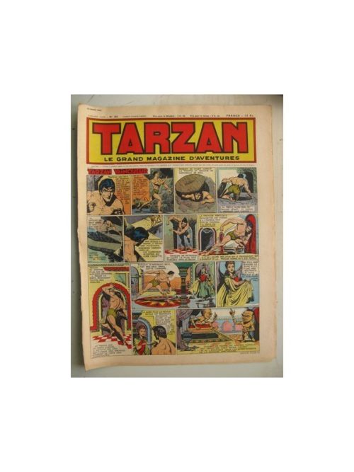 Tarzan Editions Mondiales n°183 – 25 mars 1950 – Hogarth – Giffey – Buffalo Bill – L’Epervier – Le Chevalier idéal
