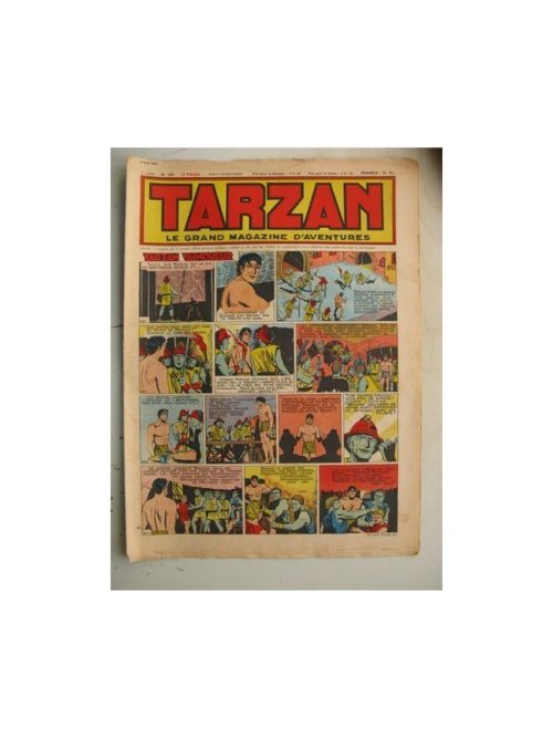 Tarzan Editions Mondiales n°189 – 6 mai 1950 – Hogarth/Giffey/René la Risposte/Buffalo Bill/Le Chevalier idéal/Dick River