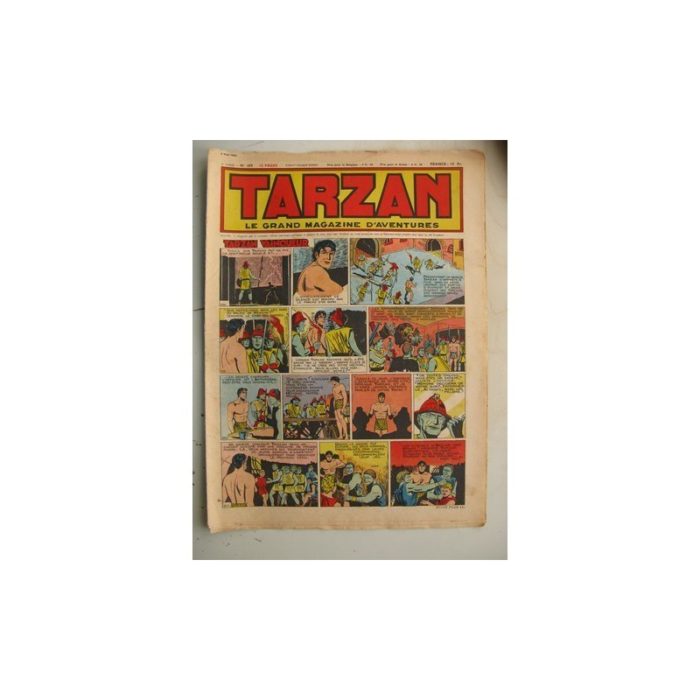Tarzan Editions Mondiales n°189 - 6 mai 1950 - Hogarth/Giffey/René la Risposte/Buffalo Bil/Le Chevalier idéal/Dick River