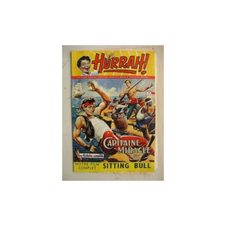 HURRAH N°112 (10 décembre 1955) Capitaine Miracle/Sitting Bull/Robin des bois/Ace champion de l'espace/Chandra