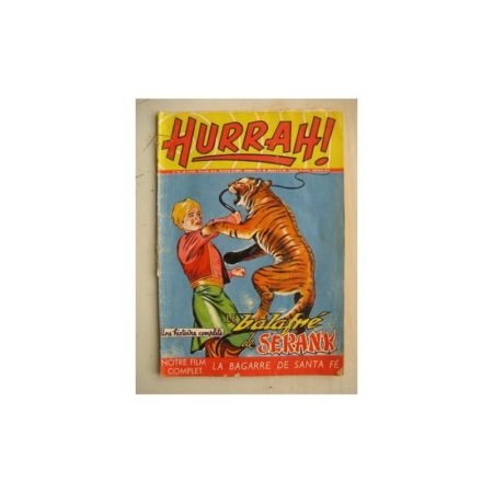 HURRAH N°118 (21 janvier 1956) Le balafré de Serank/la bagarre de Santa Fé/Robin des Bois/Duck Hurricane/L'insaisissable