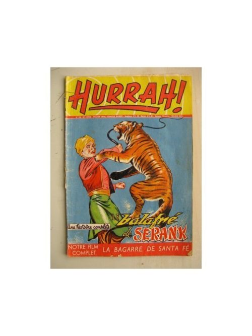 HURRAH N°118 (21 janvier 1956) Le balafré de Serank/la bagarre de Santa Fé/Robin des Bois/Duck Hurricane/L’insaisissable