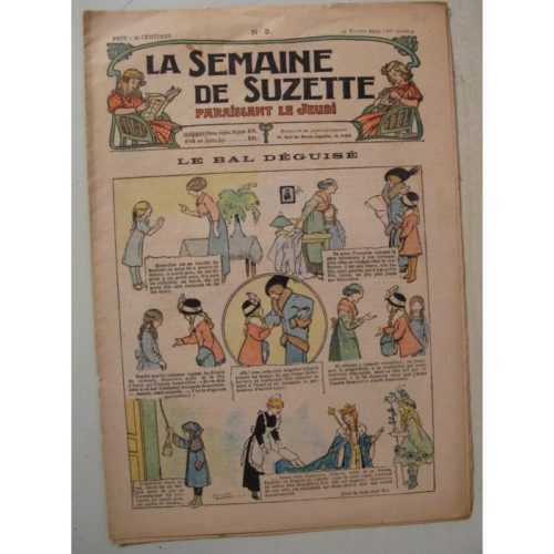 La Semaine de Suzette 10e année n°3 (1914) Le bal déguisé (Léonce Burret)