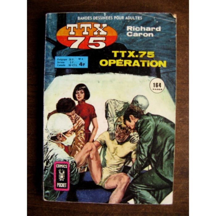 TTX 75 N°4 (Richard Caron) AREDIT COMICS POCKET 1975