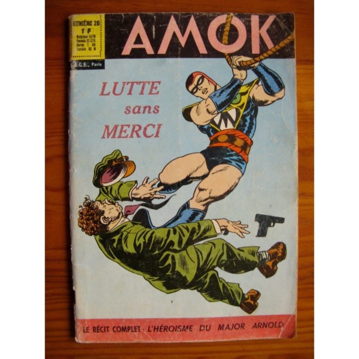 AMOK N°20 LUTTE SANS MERCI - SAGE 1967