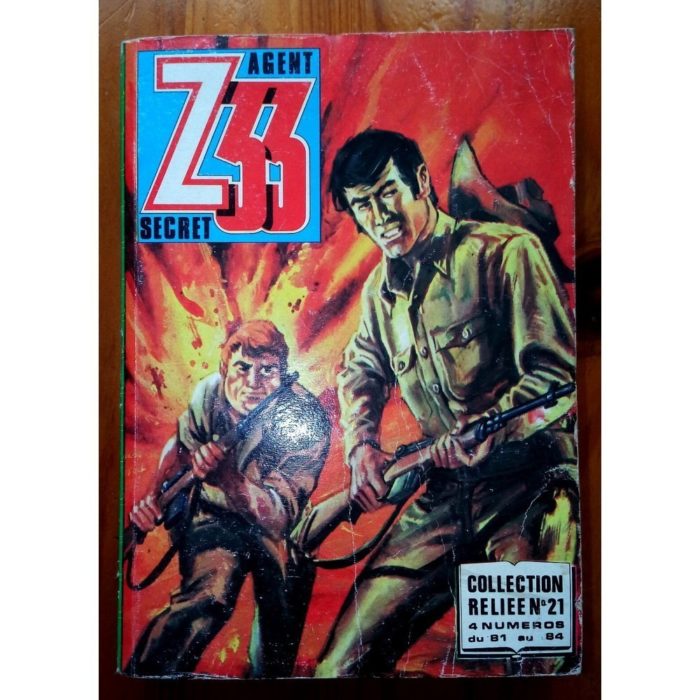 Z33 AGENT SECRET ALBUM RELIE 21 (N°81-82-83-84) IMPERIA 1979