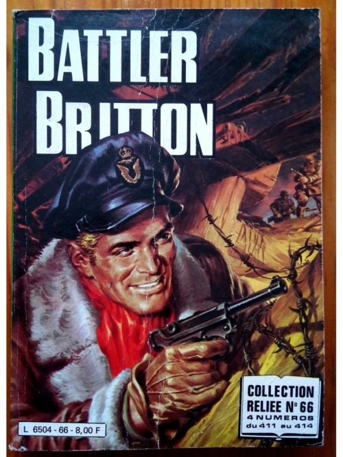 BATTLER BRITTON ALBUM RELIE 66 (N°411-412-413-414) IMPERIA 1982